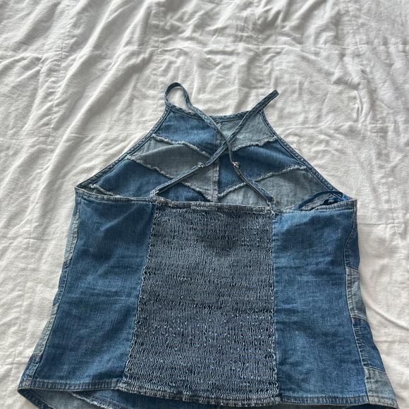 Faded Glory Jean Halter Top - Picture 2 of 3